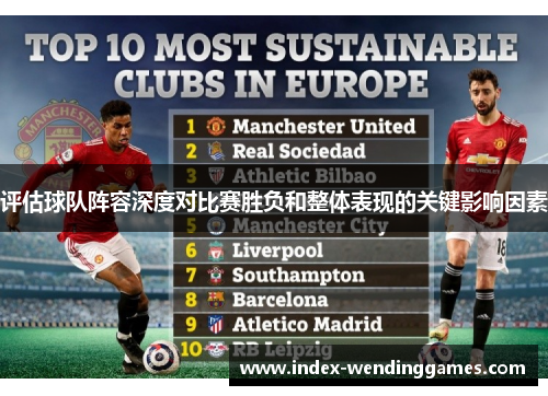 评估球队阵容深度对比赛胜负和整体表现的关键影响因素 评估球队阵容深度对比赛胜负和整体表现的关键影响因素