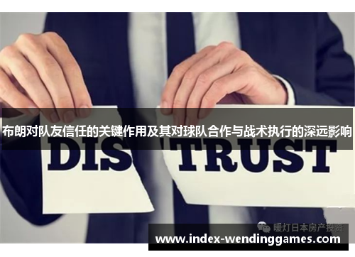 布朗对队友信任的关键作用及其对球队合作与战术执行的深远影响